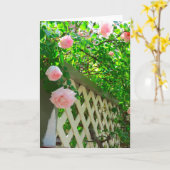 Rosen und Gitter - Martha's Vineyard Karte (Gelbe Blume)