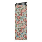 Rosen und Glockenblumen Thermosbecher (Nach links gedreht)