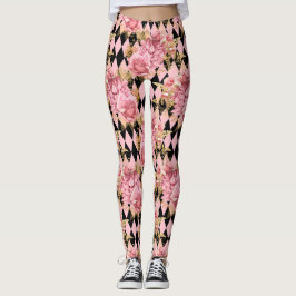 Rosen und Harlequin Leggings
