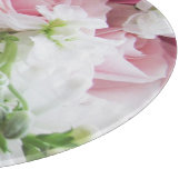 Rosen-und Hydrangeas-Glasschneiden-Brett Schneidebrett (Ecke)