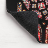 Rosen- und Lanzettenfenster von der Nordwand Mousepad (Ecke)