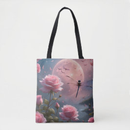 Rosen und Libellen Tasche