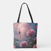 Rosen und Libellen Tasche (Rückseite)