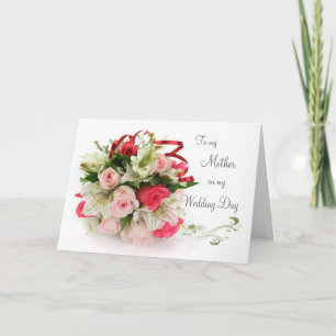 Rosen und Lilien Danke Mutter für meine Hochzeit