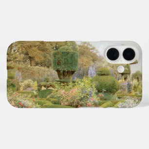 Rosen und Nelken von Elgood, Vintage Englischer Ga iPhone 16 Hülle