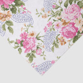 Rosen und Paisley Seidenpapier (Ausschnitt)