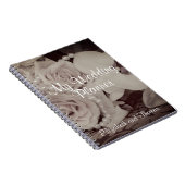 Rosen und Perlen 'mein Hochzeits-Planer-" Notizblock (Rechte Seite)