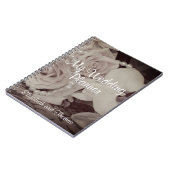 Rosen und Perlen 'mein Hochzeits-Planer-" Notizblock (Linke Seite)