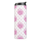 Rosen und Polka Thermosbecher (Nach links gedreht)