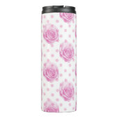 Rosen und Polka Thermosbecher (Rückseite)