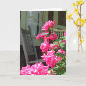 Rosen und Rocker - Martha's Weingartenkarte Karte (Gelbe Blume)