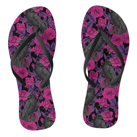 Rosen und Rosen Badesandalen (Fußbett)
