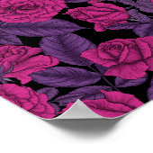Rosen und Rosen Poster (Ecke)