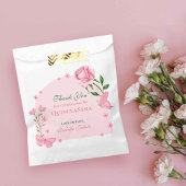 Rosen und Schmetterling Quinceñera Geschenktütchen