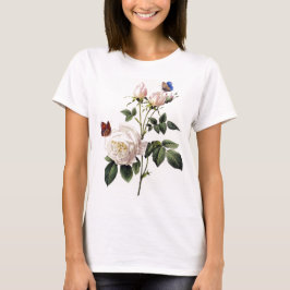 Rosen und Schmetterlinge, Pierre Joseph Redouté T-Shirt