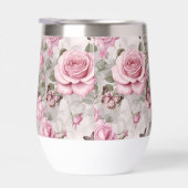 Rosen und Schmetterlinge Wasserfarbe (Rechts)