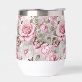 Rosen und Schmetterlinge Wasserfarbe (Links)