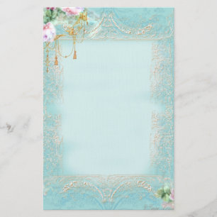 Rosen und Spitzen Briefpapier