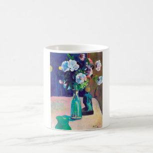 Rosen und Statuette, Gauguin Kaffeetasse