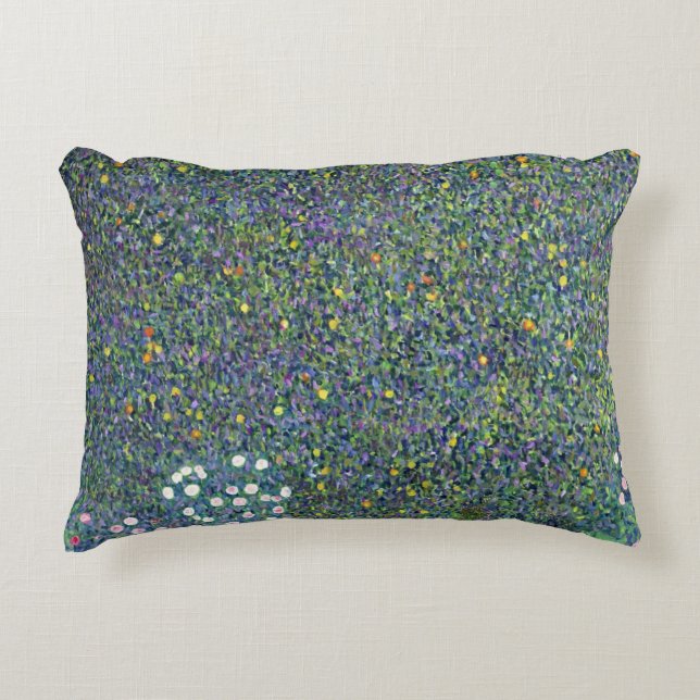 Rosen unter den Bäumen, c.1905 Zierkissen (Vorderseite)