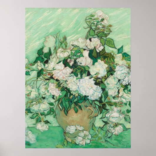 Rosen - Vincent van Gogh Poster (Vorne)