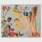 ROSEN-VOGEL BUTTERFLIIES Verpackungs-Papier Geschenkpapier (Flach)