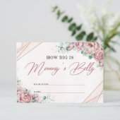 Rosen von Boho rot Rosen Wie groß ist der Bauch de Begleitkarte (Stehend Vorderseite)