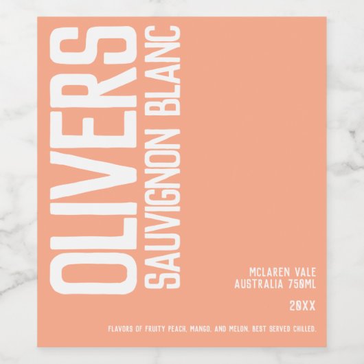 Rosen Weine Zuhause-Weinbauer schreiben kundenspez Weinetikett (Einzelnes Label)