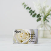 Rosen-Weiß, Visitenkarte (Stehend Vorderseite)