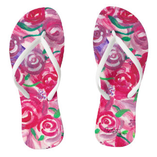 Rosen-Zehen Badesandalen