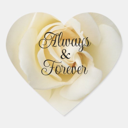 Rosenaufkleber Herz-Aufkleber (Vorderseite)