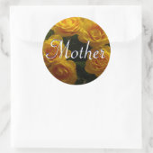 Rosenaufkleber Runder Aufkleber (Tasche)