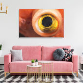 Rosenauge Leinwanddruck (Insitu (Wohnzimmer))