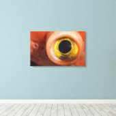 Rosenauge Leinwanddruck (Insitu (Holzboden))