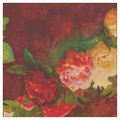 Rosenbarockgewebe Stoff (Nahaufnahme)