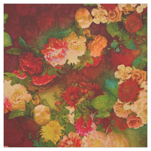 Rosenbarockgewebe Stoff (Muster)