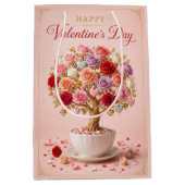 Rosenbaum der Valentinstagswünsche Mittlere Geschenktüte (Vorderseite)