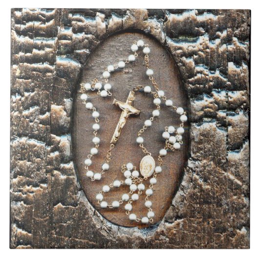 Rosenbeet Fliese (Vorderseite)