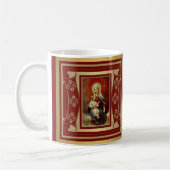 Rosenbeet Jungfrau-Marys Madonna w/Baby Jesus Kaffeetasse (Links)