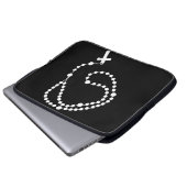 Rosenbeet Laptopschutzhülle (Vorne Knopf)