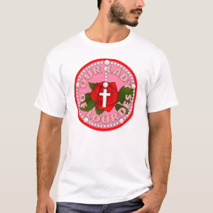 Rosenbeet unsere Dame von Lourdes T-Shirt