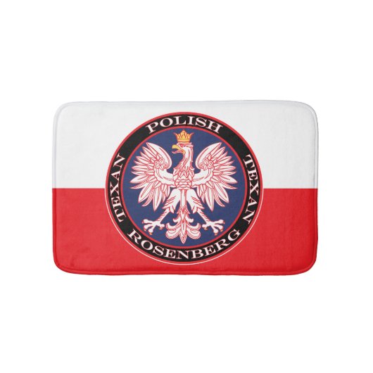 Rosenberg Runde Polnisch Texan Badematte (Vorderseite)
