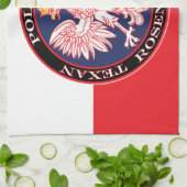 Rosenberg Runde Polnisch Texan Geschirrtuch (Gefaltet)