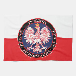 Rosenberg Runde Polnisch Texan Geschirrtuch