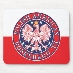 Rosenberg Texas Polnischer Adler Mousepad