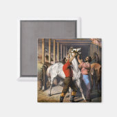 Rosenbergs "Great East India Horse Invigorator". Magnet (Vorderseite/Rückseite)