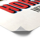 Rosenbergs "Great East India Horse Invigorator". Poster (Ecke)