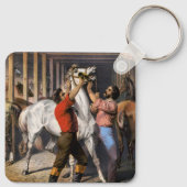 Rosenbergs "Great East India Horse Invigorator". Schlüsselanhänger (Rückseite)