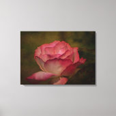 Rosenbild auf Leinwand im frühen Abendlicht (Vorderseite)