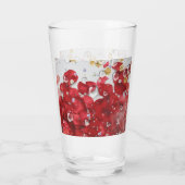 Rosenblatt-Glas-Tasse Glas (Rückseite)
